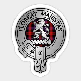 Clan Brown Crest & Tartan Sticker